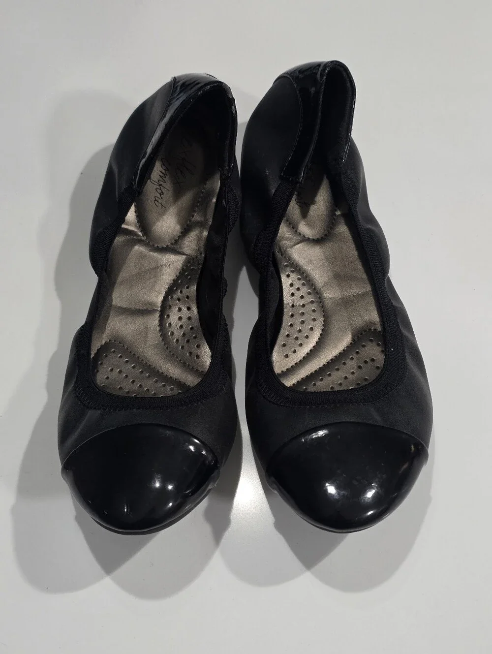 Payless Dexflex Comfort Black Ballet Flats Size 9.5